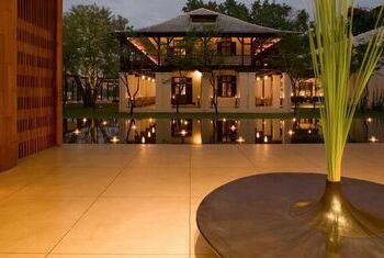 Anantara Chiang Mai Resort pool at night
